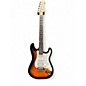 Used Donner Standard Series Strat Style 3 Tone Sunburst Solid Body Electric Guitar thumbnail