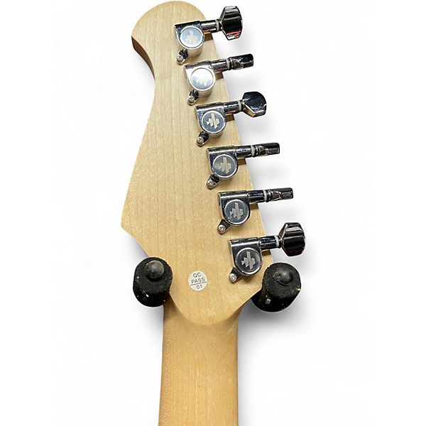 Used Donner Standard Series Strat Style 3 Tone Sunburst Solid Body Electric Guitar