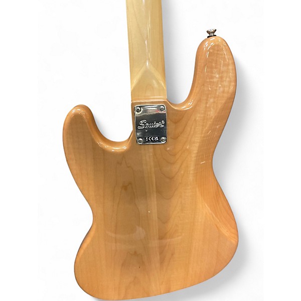 Used Squier Classic Vibe 70s Jazz Bass Natural Electric Bass Guitar