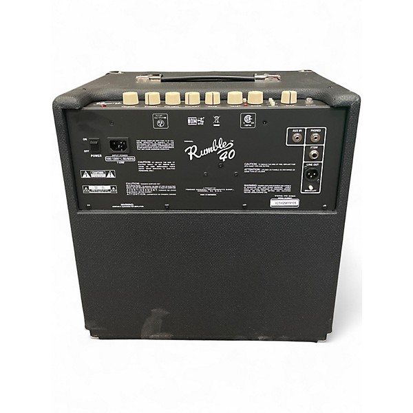 Used Fender Rumble 40 Bass Combo Amp