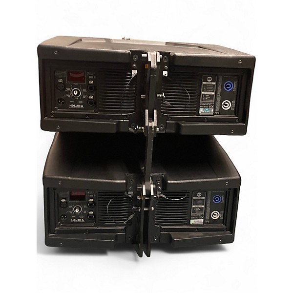 Used RCF HDL-28A Dual 8" Active Two-Way Line Array Module (Pair) Sound Package