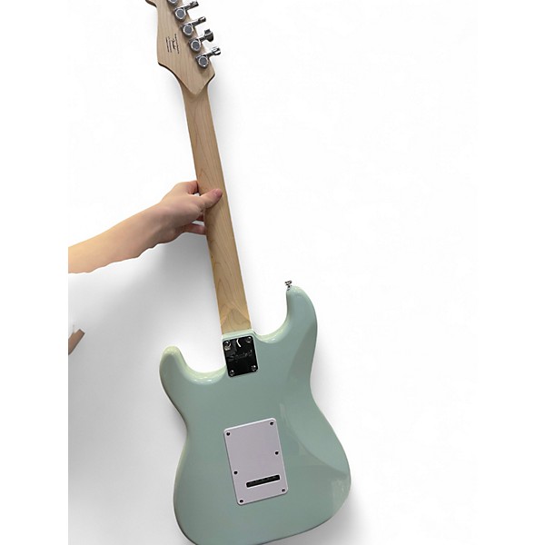 Used Squier Bullet Stratocaster Surf Green Solid Body Electric Guitar