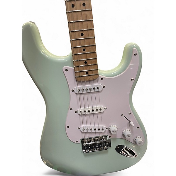 Used Squier Bullet Stratocaster Surf Green Solid Body Electric Guitar