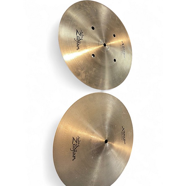 Used Zildjian 14in Quick Beat Hi Hat Pair Cymbal