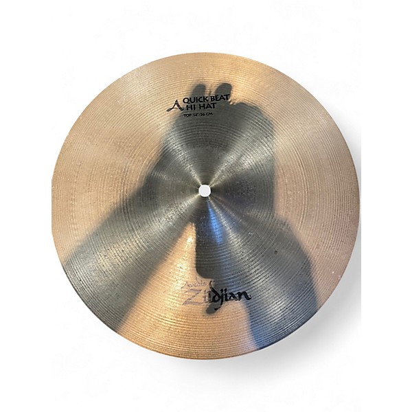Used Zildjian 14in Quick Beat Hi Hat Pair Cymbal