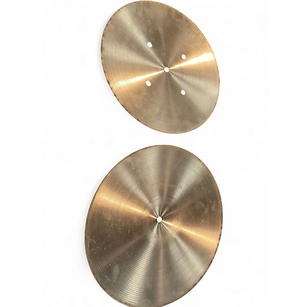 Used Zildjian 14in Quick Beat Hi Hat Pair Cymbal