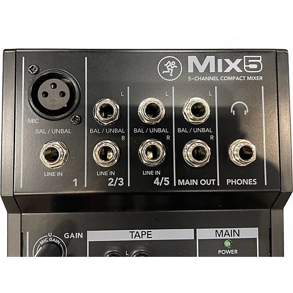 Used Mackie Mix5 Powered Mixer