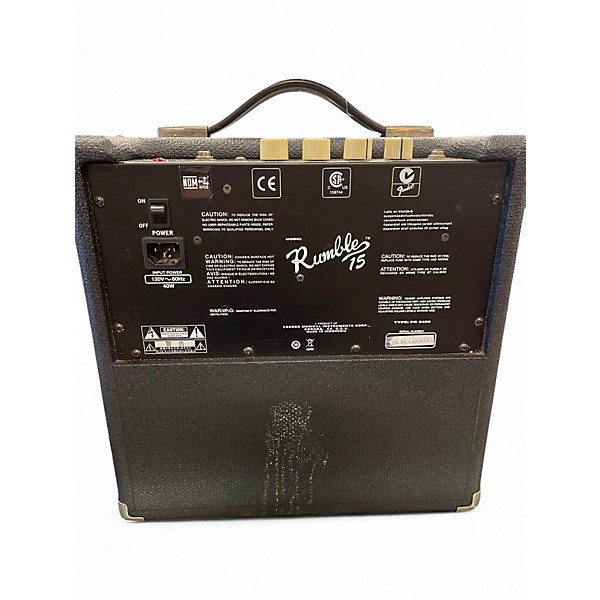 Used Fender Rumble 15 15W 1X8 Bass Combo Amp