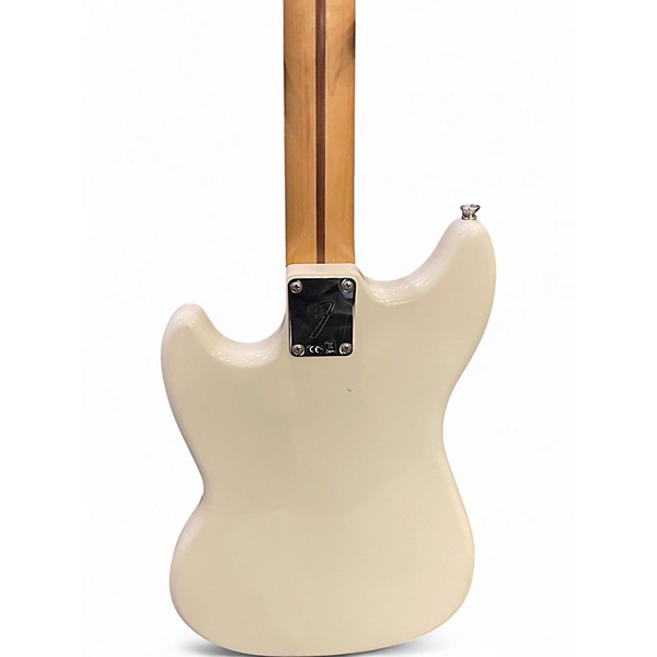 Used Fender Mustang Bass OFF WHITE Electric Bass Guitar