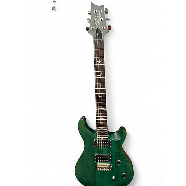 Used PRS CE24 Green Solid Body Electric Guitar