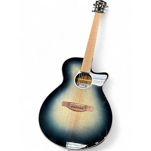 Used 2022 Ibanez AEG50 Blue Acoustic Electric Guitar