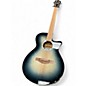 Used 2022 Ibanez AEG50 Blue Acoustic Electric Guitar