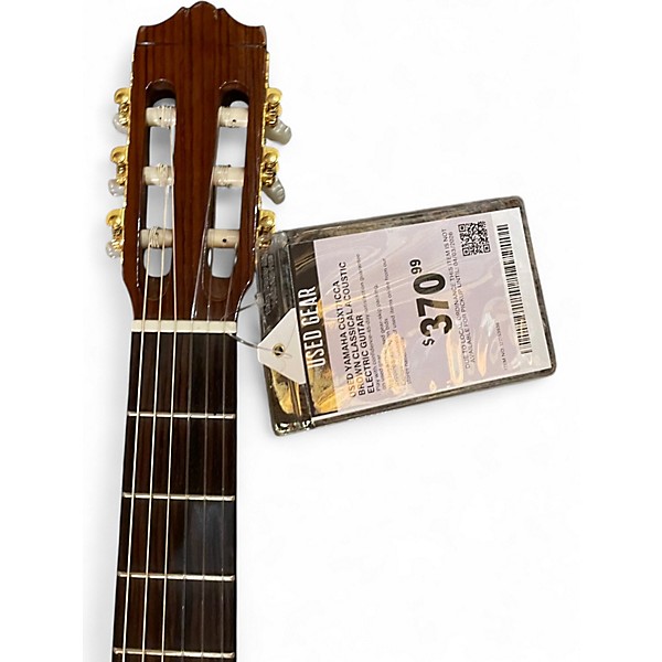 Used Yamaha CGX171CCA Brown Classical Acoustic Electric Guitar