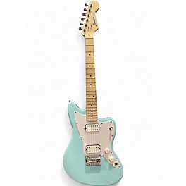 Used Squier Mini Jazzmaster Daphne Blue Solid Body Electric Guitar