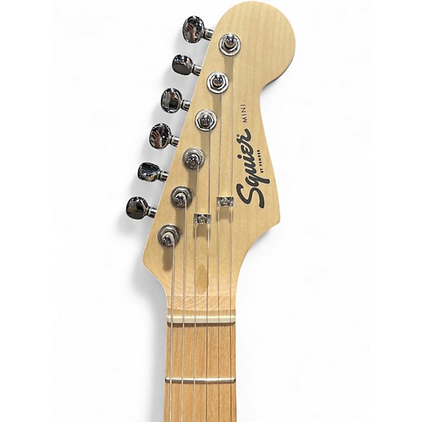 Used Squier Mini Jazzmaster Daphne Blue Solid Body Electric Guitar