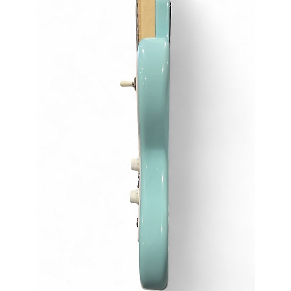 Used Squier Mini Jazzmaster Daphne Blue Solid Body Electric Guitar