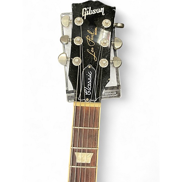 Used 2022 Gibson Les Paul Classic Black Solid Body Electric Guitar