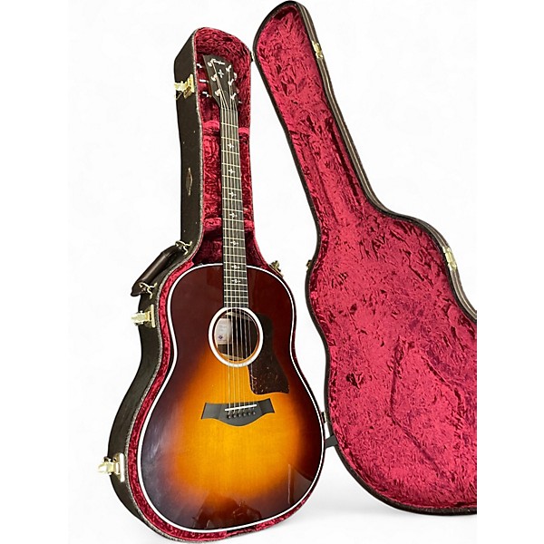 Used Taylor 417e-R Grand Pacific Tobacco Sunburst Acoustic Electric Guitar