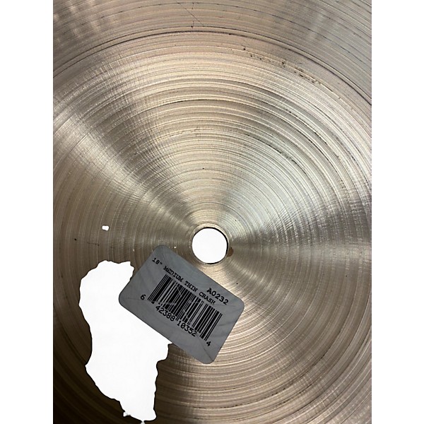 Used Zildjian 18in A Series Medium Thin Crash Cymbal