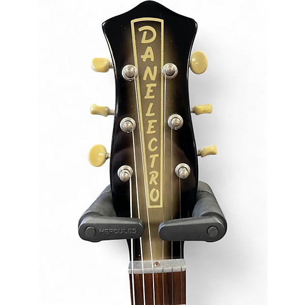 Used Danelectro 56 U2 Silverburst Solid Body Electric Guitar