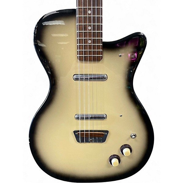 Used Danelectro 56 U2 Silverburst Solid Body Electric Guitar