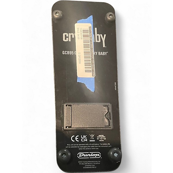 Used Dunlop GCB95 Original Crybaby Wah Effect Pedal