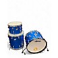 Vintage 1970s Ludwig 3 Piece Super Classic BLUE SPARKLE Drum Kit