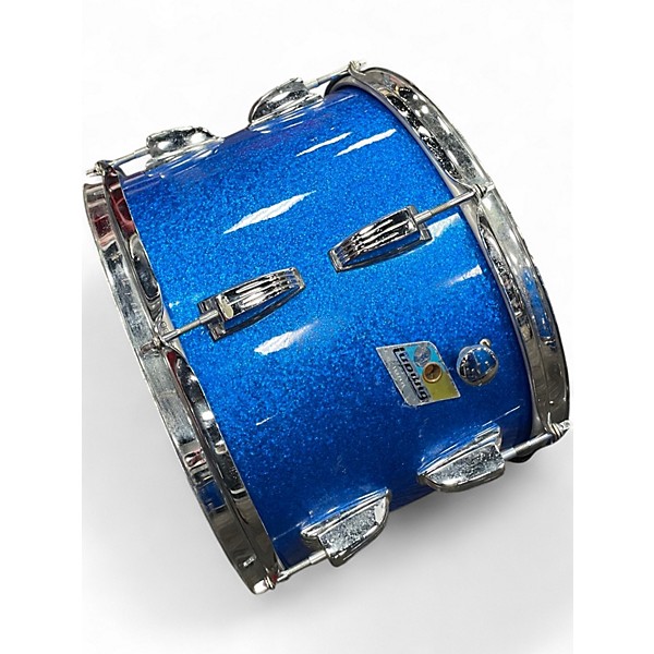 Vintage 1970s Ludwig 3 Piece Super Classic BLUE SPARKLE Drum Kit