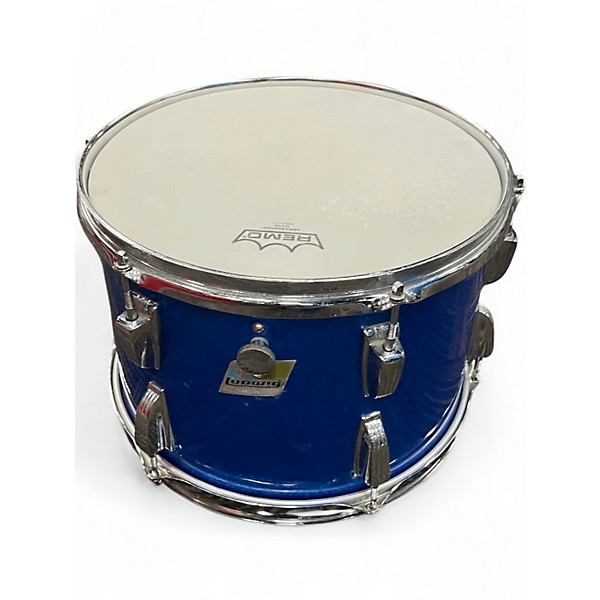 Vintage 1970s Ludwig 3 Piece Super Classic BLUE SPARKLE Drum Kit