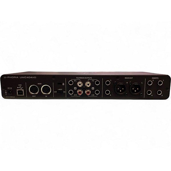 Used Behringer U-Phoria UMC404HD Audio Interface
