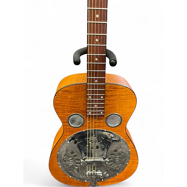 Used Dobro Hound Dog Round Neck Natural Resonator Guitar