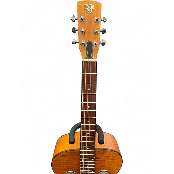 Used Dobro Hound Dog Round Neck Natural Resonator Guitar