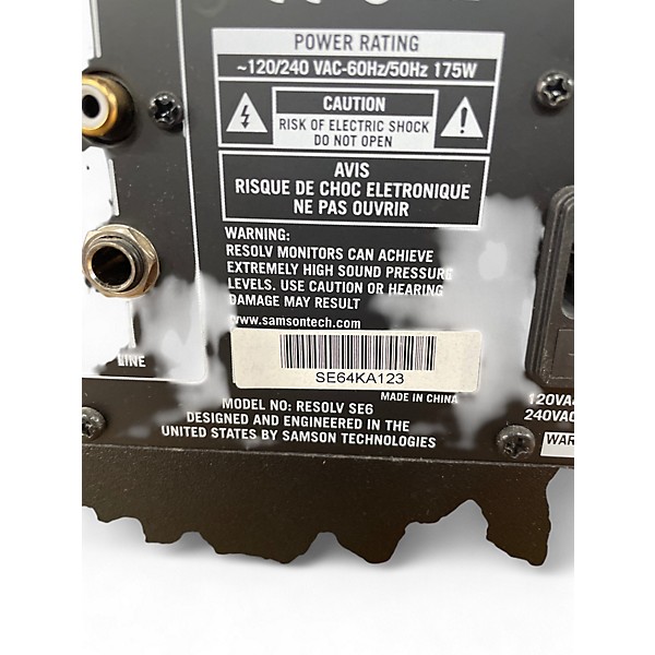 Used Samson RESOLVE SE6 PAIR Powered Monitor