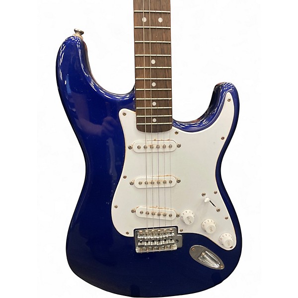 Used Squier Affinity Stratocaster Blue Solid Body Electric Guitar