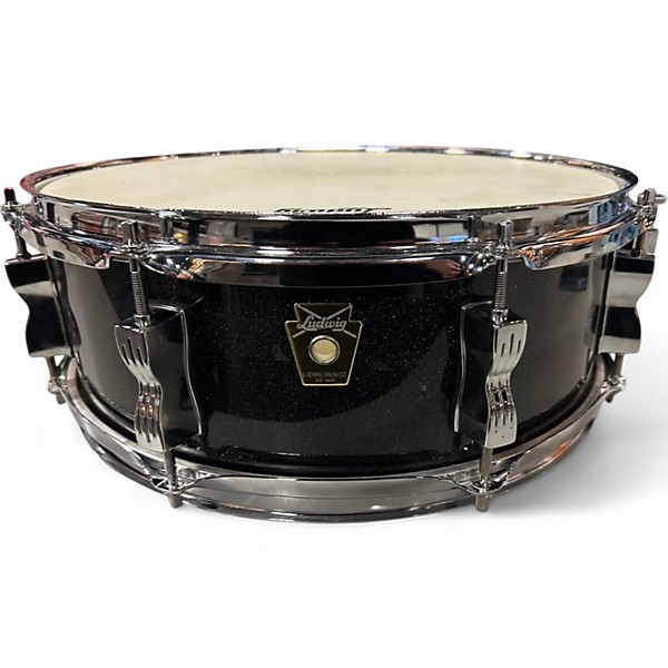 Used Ludwig 5 Piece Classic Maple Black Galaxy Drum Kit