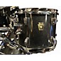 Used Ludwig 5 Piece Classic Maple Black Galaxy Drum Kit