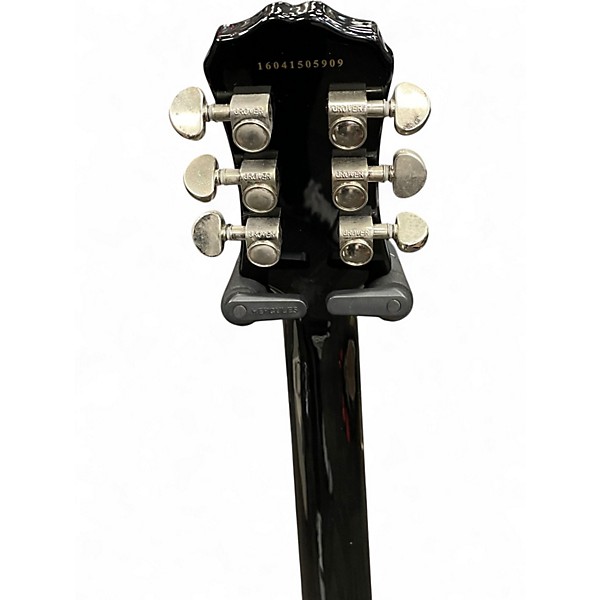 Used Epiphone Les Paul Standard Ebony Solid Body Electric Guitar