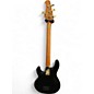 Used Ernie Ball Music Man Stingray Black and Gold Electric Bass Guitar