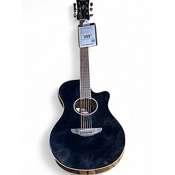 Used Yamaha APX600 Black Acoustic Electric Guitar