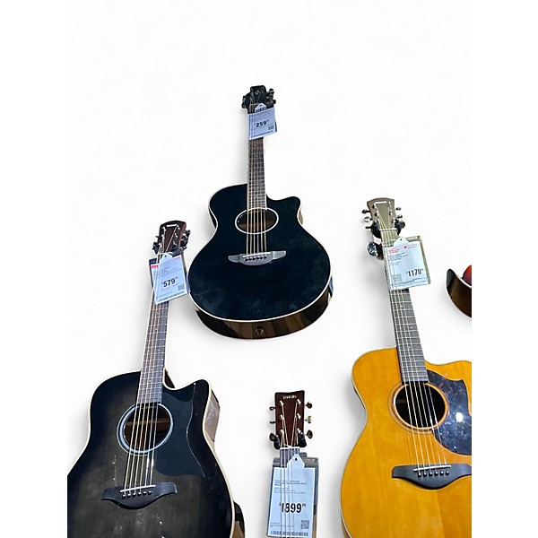 Used Yamaha APX600 Black Acoustic Electric Guitar