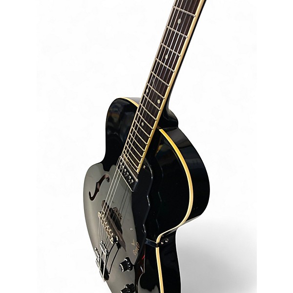 Used Guild t50 slim Black Hollow Body Electric Guitar