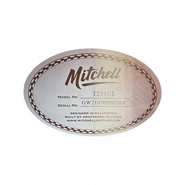 Used Mitchell T231CE Brown Acoustic Guitar