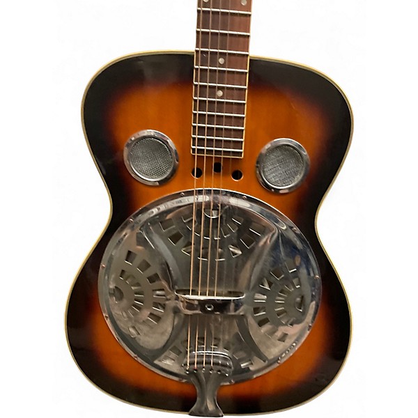 Used Flinthill RESONATER Brown Sunburst Resonator Guitar