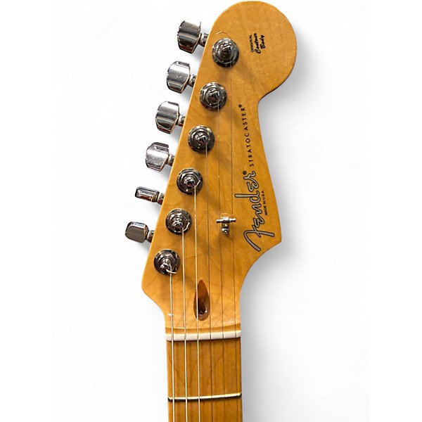 Used Fender Mod Shop US Stratocaster Daphne Blue Solid Body Electric Guitar