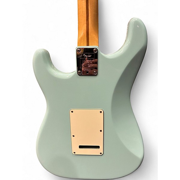 Used Fender Mod Shop US Stratocaster Daphne Blue Solid Body Electric Guitar