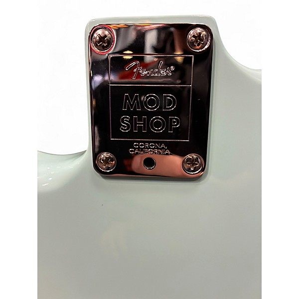 Used Fender Mod Shop US Stratocaster Daphne Blue Solid Body Electric Guitar