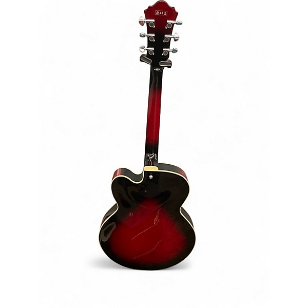 Used Ibanez AF75T Black Cherry Hollow Body Electric Guitar