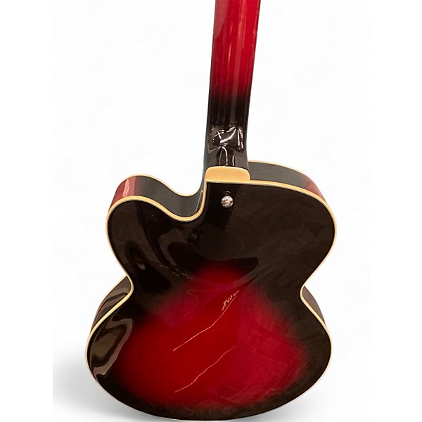 Used Ibanez AF75T Black Cherry Hollow Body Electric Guitar