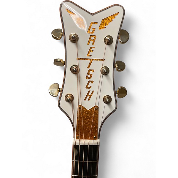 Used Gretsch Guitars G5022C Rancher Falcon White Acoustic Electric Guitar