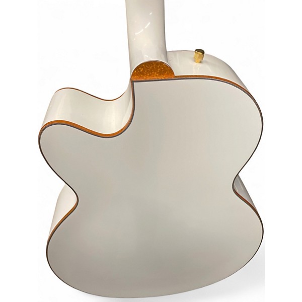 Used Gretsch Guitars G5022C Rancher Falcon White Acoustic Electric Guitar